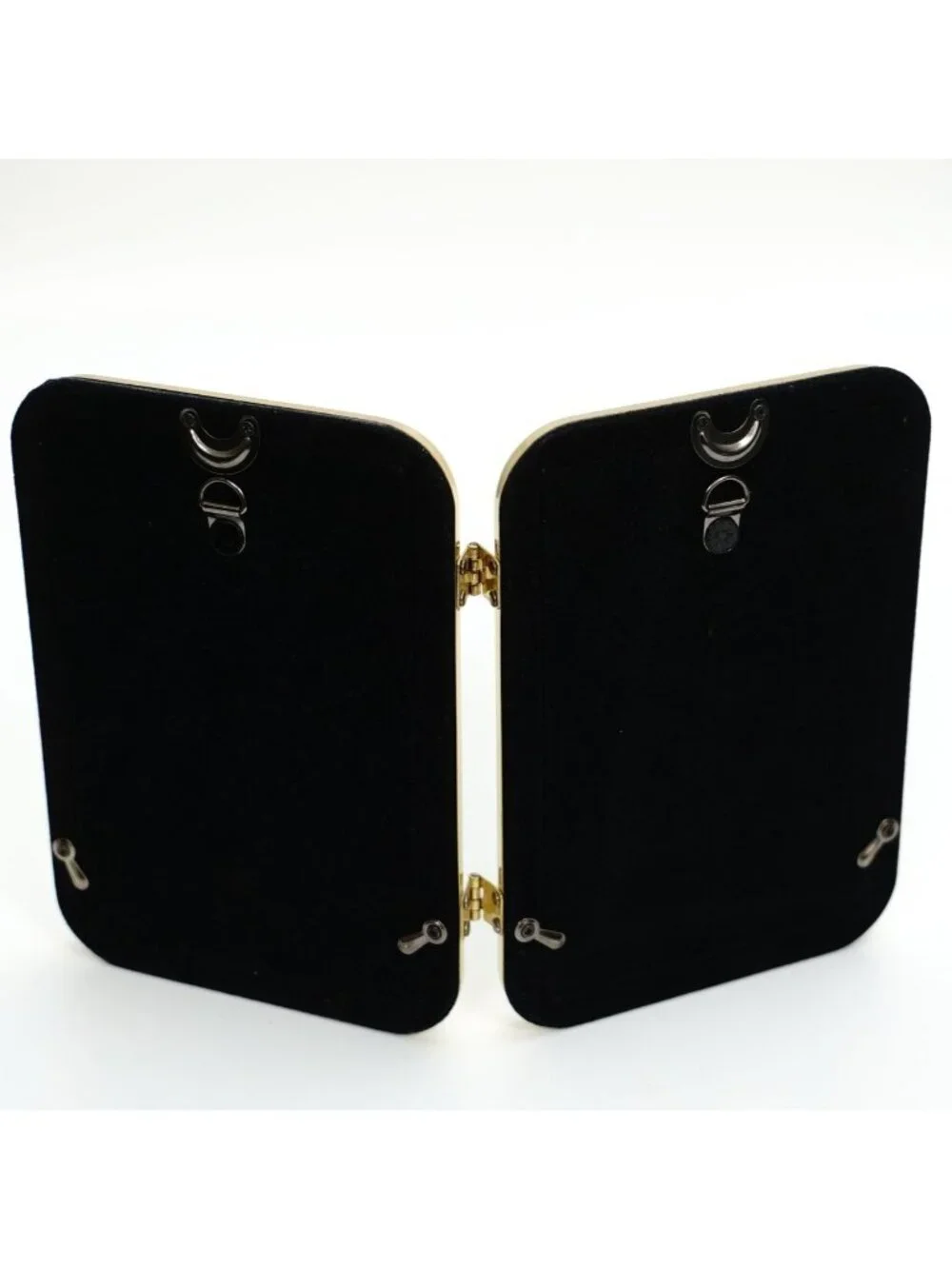 Burnes State Street Double 4x6 Frame Solid Brass Goldtone